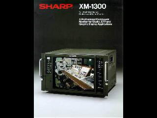 Sharp XM-1300  - Цветные - Видеомониторы - 